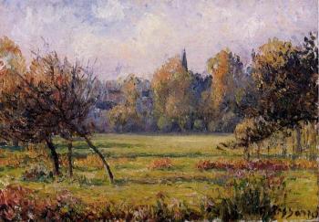 卡米耶 畢沙羅 Landscape at Bazincourt 卡米耶 畢沙羅 Landscape at Bazincourt